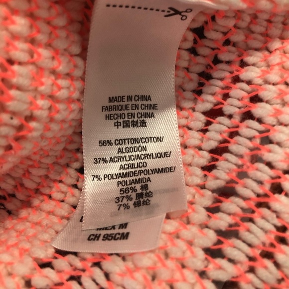 Juicy couture  orange/white striped sweater SZ M - Picture 10 of 10